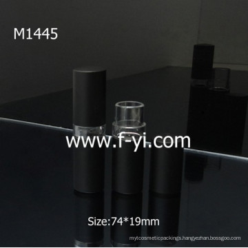 Matte Black Elegant Hot Sale Round Lip Balm Containers